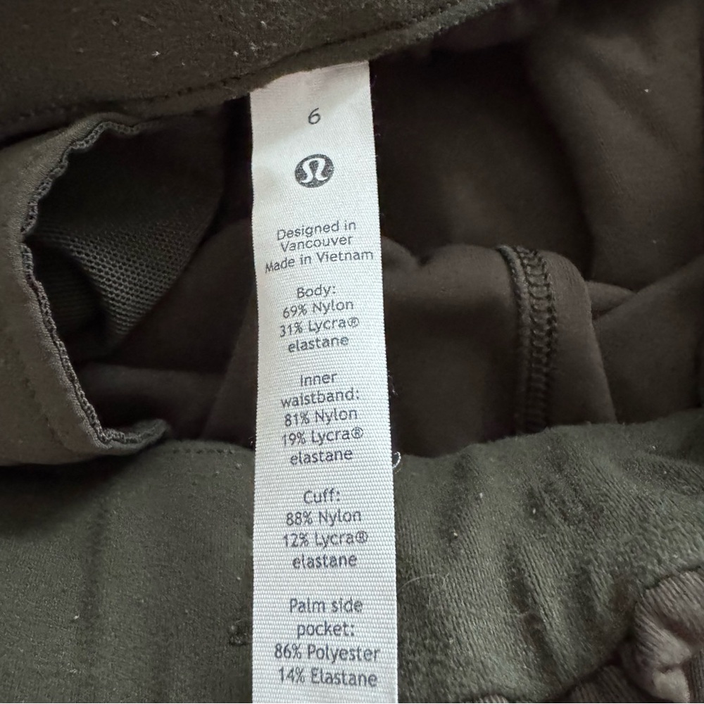 lululemon athletica Olive Green Drawstring Joggers - Picture 8 of 9